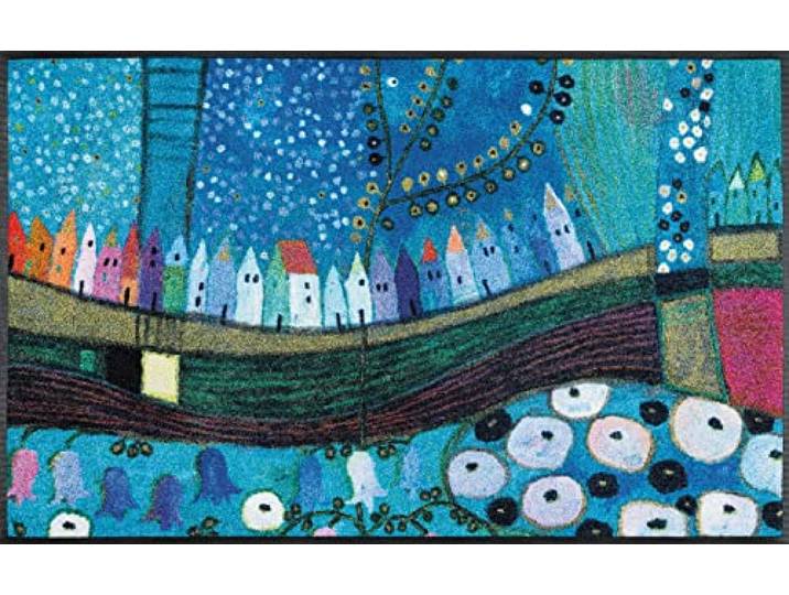 Wash+Dry Tapis\, Surface en Polyamide\, Coloré\, 50 x 75 cm