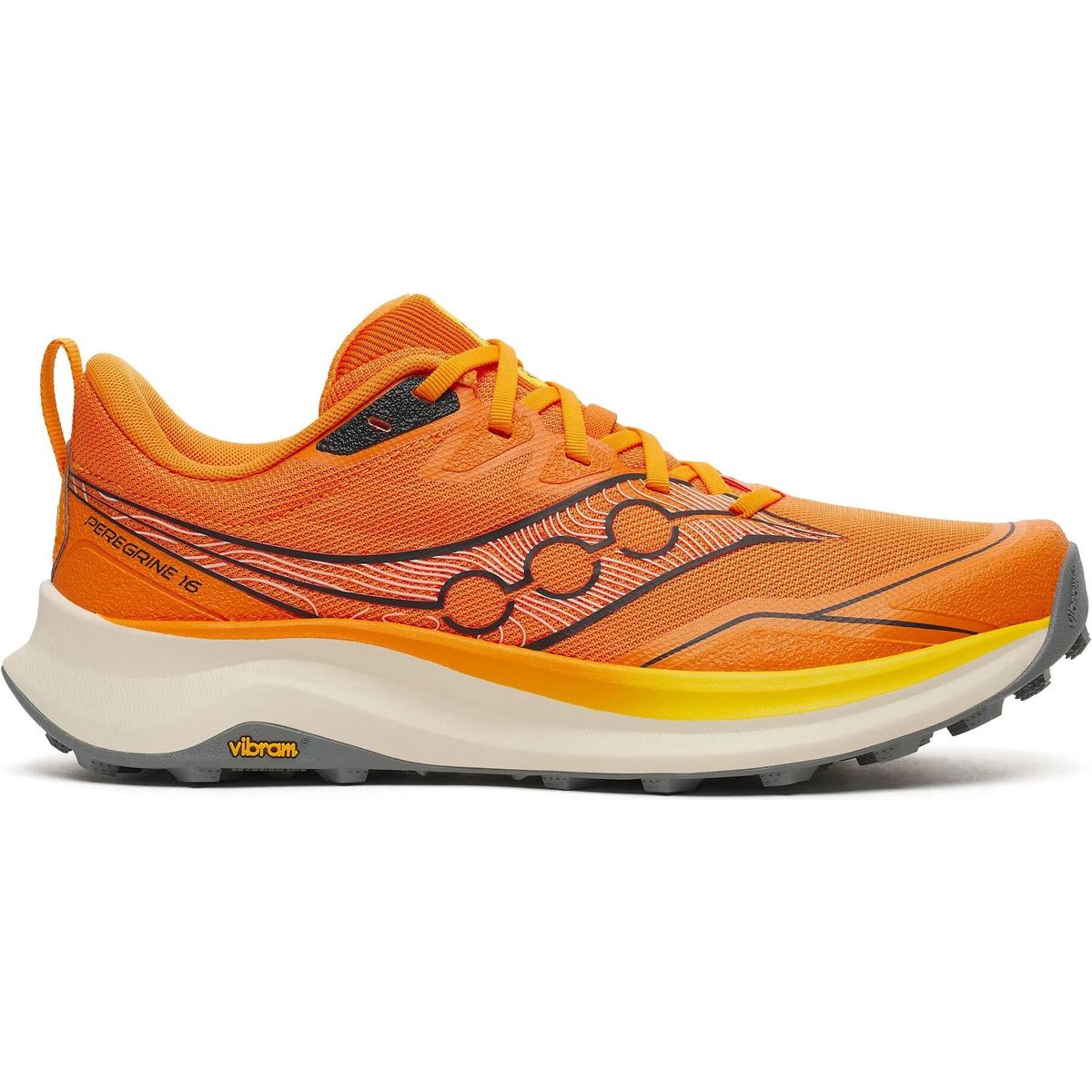 Saucony Peregrine 16 Men's fuego/cyber (1014) 41 S101555-1014-41-MEDIUM