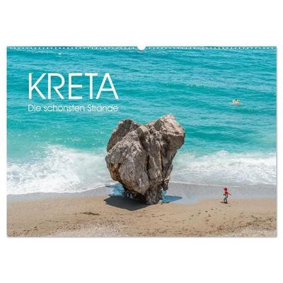 Kreta - Die schönsten Strände (Wandkalender 2027 DIN A2 quer), CALVENDO Monatskalender