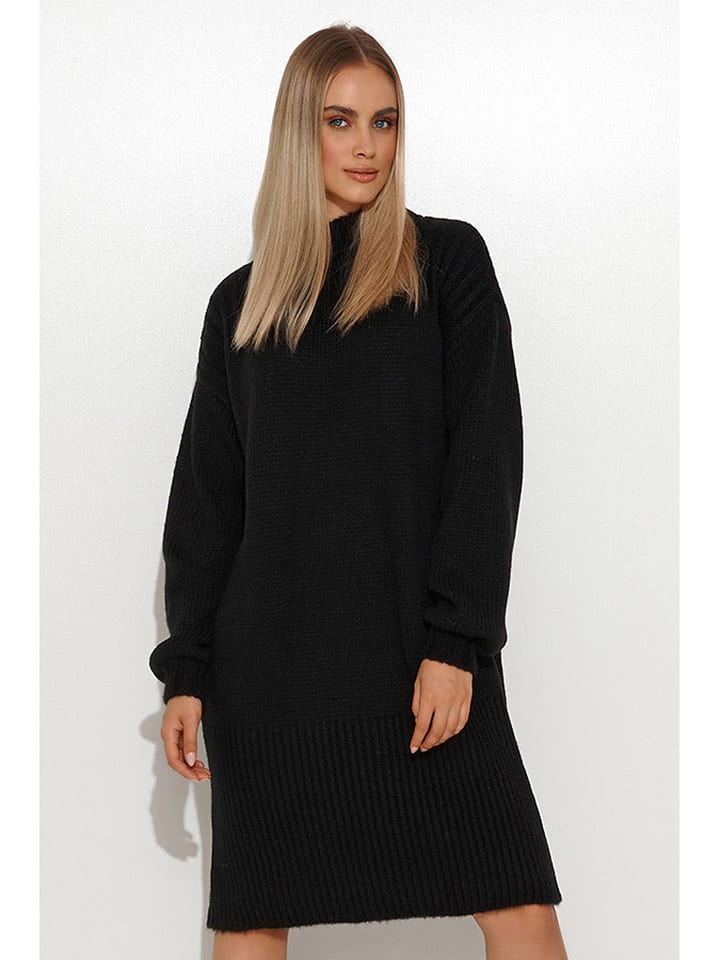 Makadamia Kleid in Schwarz - onesize