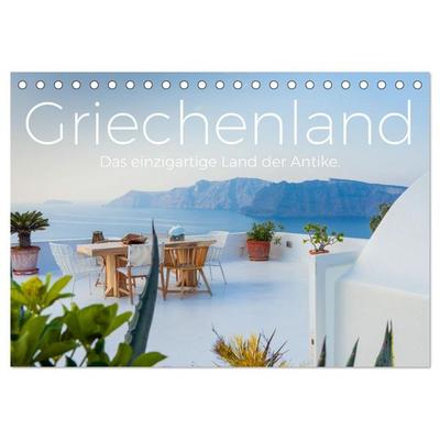 Griechenland - Das einzigartige Land der Antike. (Tischkalender 2026 DIN A5 quer), CALVENDO Monatskalender