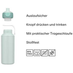 Mepal CAMPUS Trinkflasche Pop-Up 400 ml Switch - Cool Pink / Cool Mint