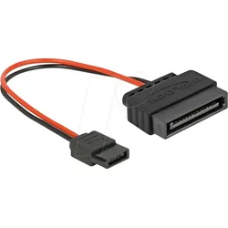 DELOCK 84873 - Kabel Power SATA 15 Pin Stecker > Power Slim SATA 6 Pin Buchse 1