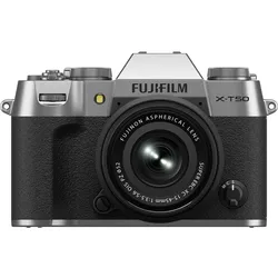 FUJI X-T50 Kit mit XC 15-45mm silber (mit Zugabe)