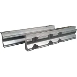Schraubstock-Schutzbacken 125 mm, Typ P (Prismen)