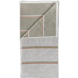 Zone Denmark, Handtücher, Duschtuch 70 x 140 cm Soft Grey/Eucalyptus/Terracotta (70 x 140 cm)