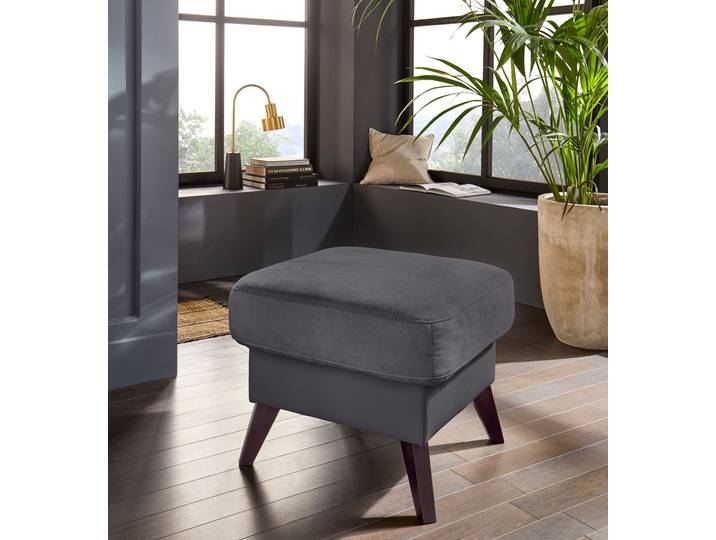 Hocker EXXPO - SOFA FASHION Samso , braun, B:57cm H:47cm T:57cm, Hocker, Hocker