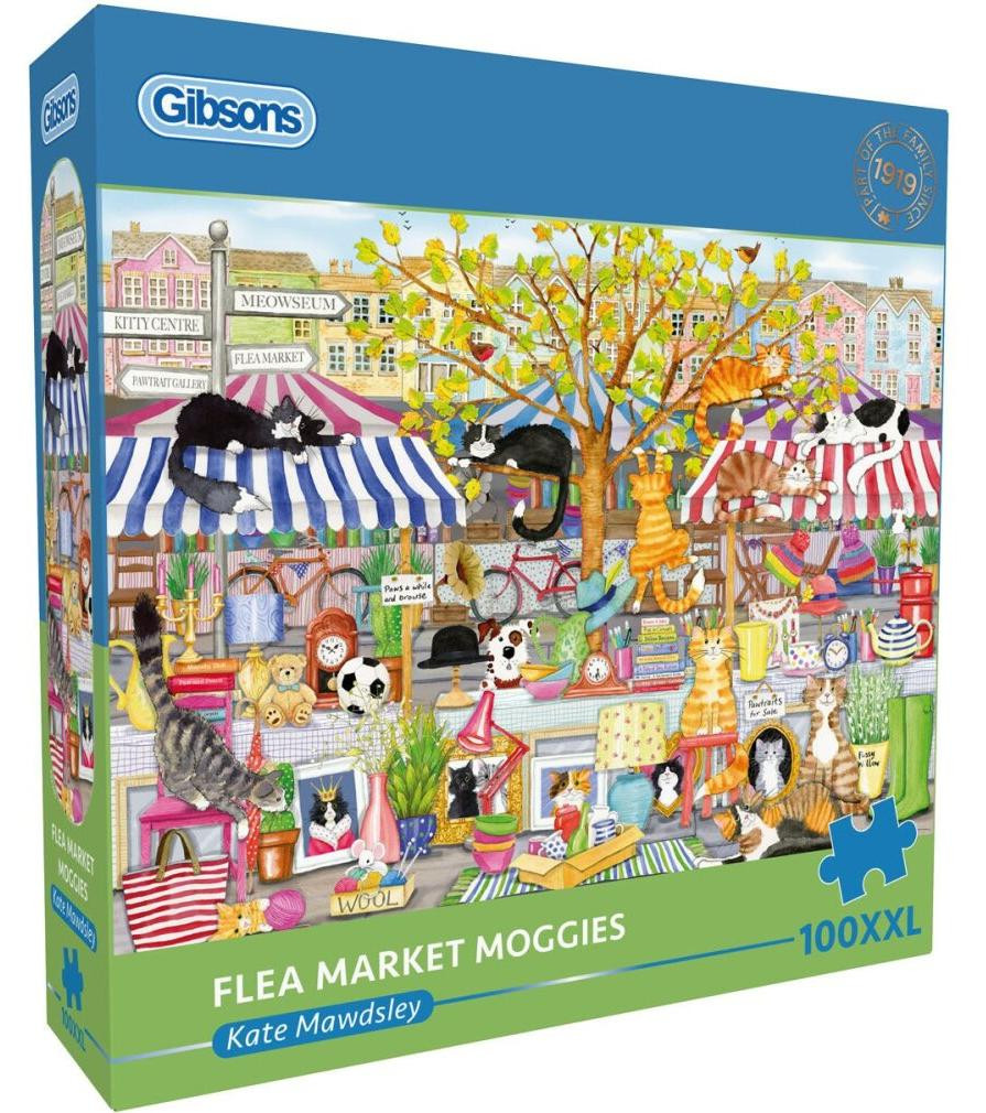 Gibsons Vlooienmarkt: 100 katten puzzel