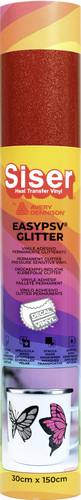 Siser selbstklebende Glitzerfolie Ziegel-Rot