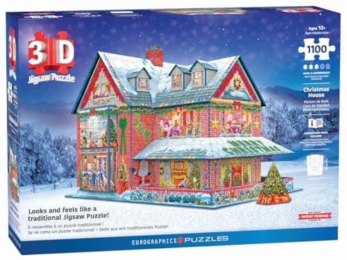 EuroGraphics Christmas House 3D Puzzle