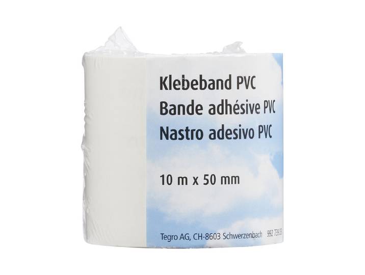 PVC-Klebeband Weiss 50 mm × 10 m