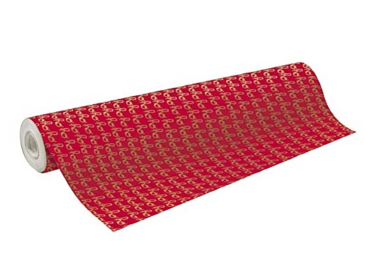 CLAIREFONTAINE 202094C-Rl papier Excellia 80g 50x0\,70m Hohoho Noël or/rouge