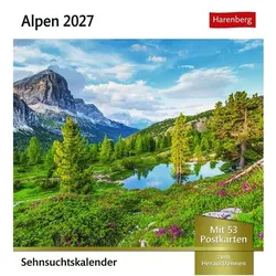 OTTO Office Postkartenkalender »Alpen Sehnsuchtskalender 2027«, 16x17.5 cm