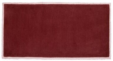 "Achla Designs Contemporary Rectangular Hearth Rug, 44 Inch Long, Plum Wine - 3'6"""