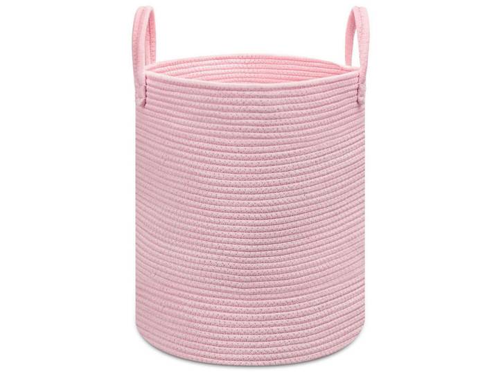 Wäschekorb geflochten Rosa 38x45 cm, 38x45x38 cm, Haushalt & Reinigung, Wäschepflege, Wäschekörbe & Wäschetonnen