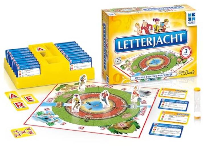 Megableu Letterjacht - Van Dale Taalspel - Vanaf 6 Jaar - NL Versie