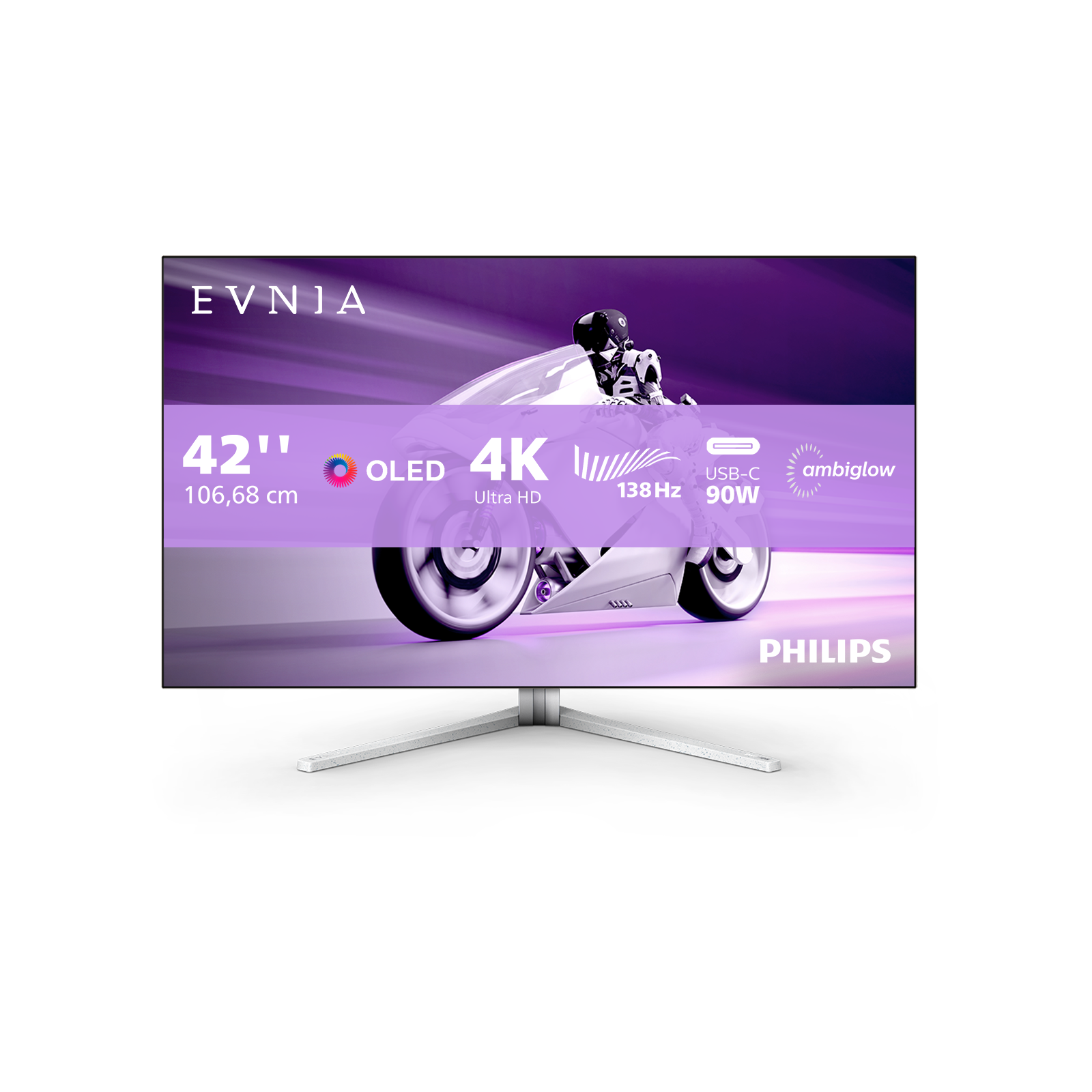 Philips Evnia 42M2N8900 41.5 Zoll 4K (UHD) OLED Panel 16:9 138 Hz Gaming Monitor