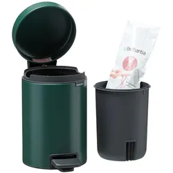 Brabantia Treteimer, Abfalleimer, Grün