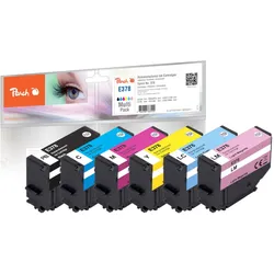 Peach Spar Pack Tintenpatronen ersetzt Epson T3788, No. 378