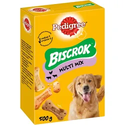 PEDIGREE BISCROK Multi Mix Hundesnacks 6 x 500 Gramm