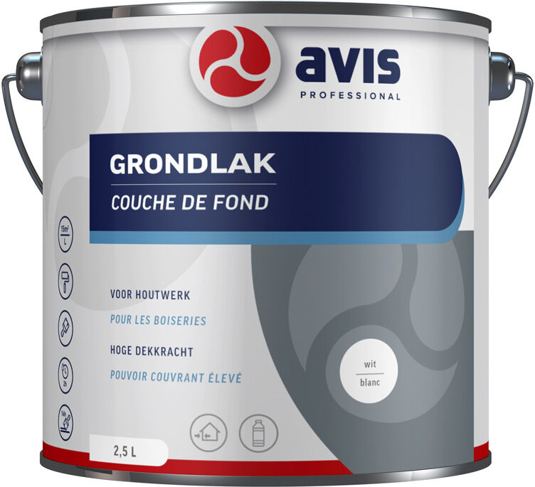 Avis Grondlak - Wit   8712576301277   Verf