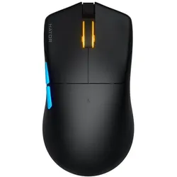 Hator Pulsar 3 PRO Wireless (Kabelgebunden, Kabellos), Maus, Schwarz