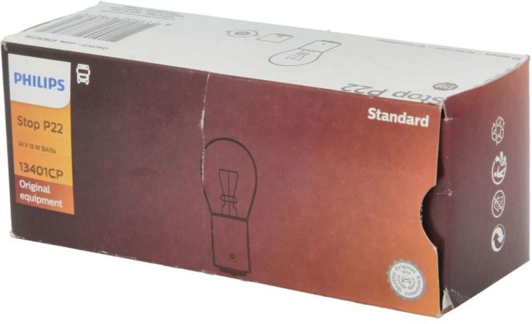 Lâmpada PHILIPS Stop P22 15W 24V
