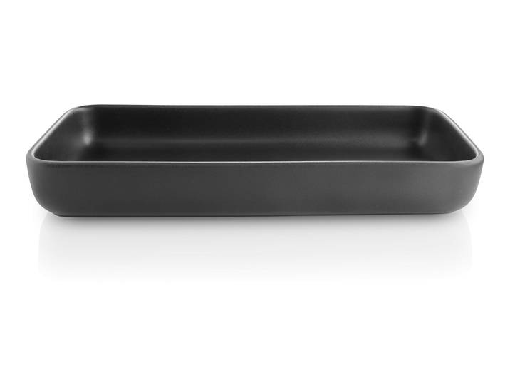 Servierplatte EVA SOLO Nordic Kitchen , schwarz, B:12cm H:3,5cm L:24cm, Servierplatten, Servierplatte