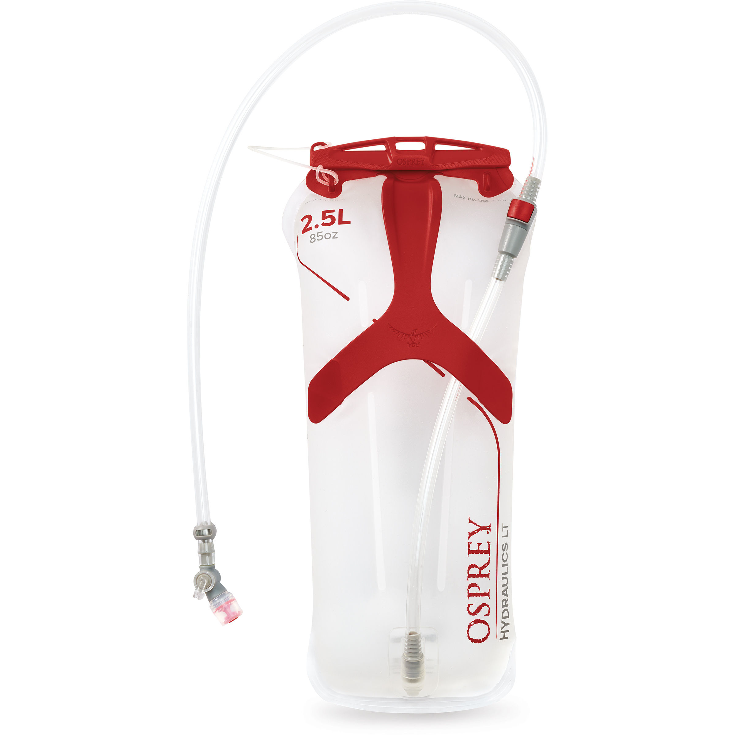 Osprey Hydraulics LT 2.5L Reservoir Trinksysteme rot