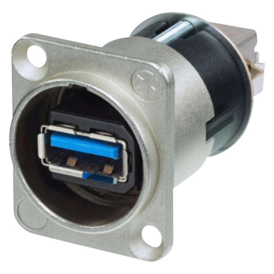 Neutrik Reversible USB-Durchführung 3.0 Buchse, Einbau Durchführung Inhalt: 1 St. (NAUSB3-B)