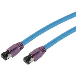 TP-Patchkabel Cat.8.1 S/FTP PIMF Halogenfrei blau 10,0m