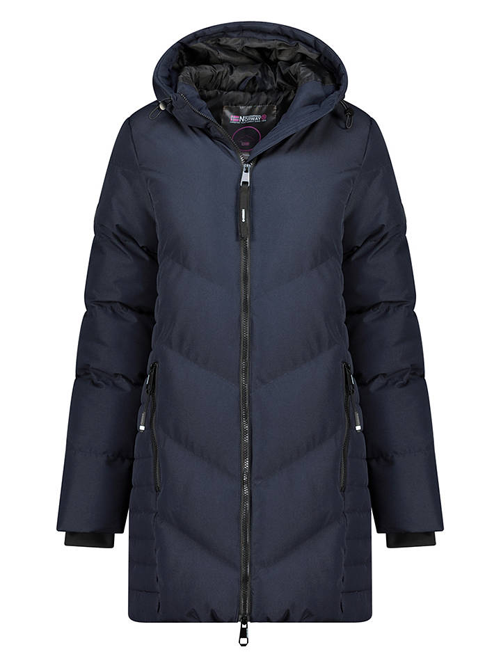 Geographical Norway Steppjacke "Bisous" in Dunkelblau - M