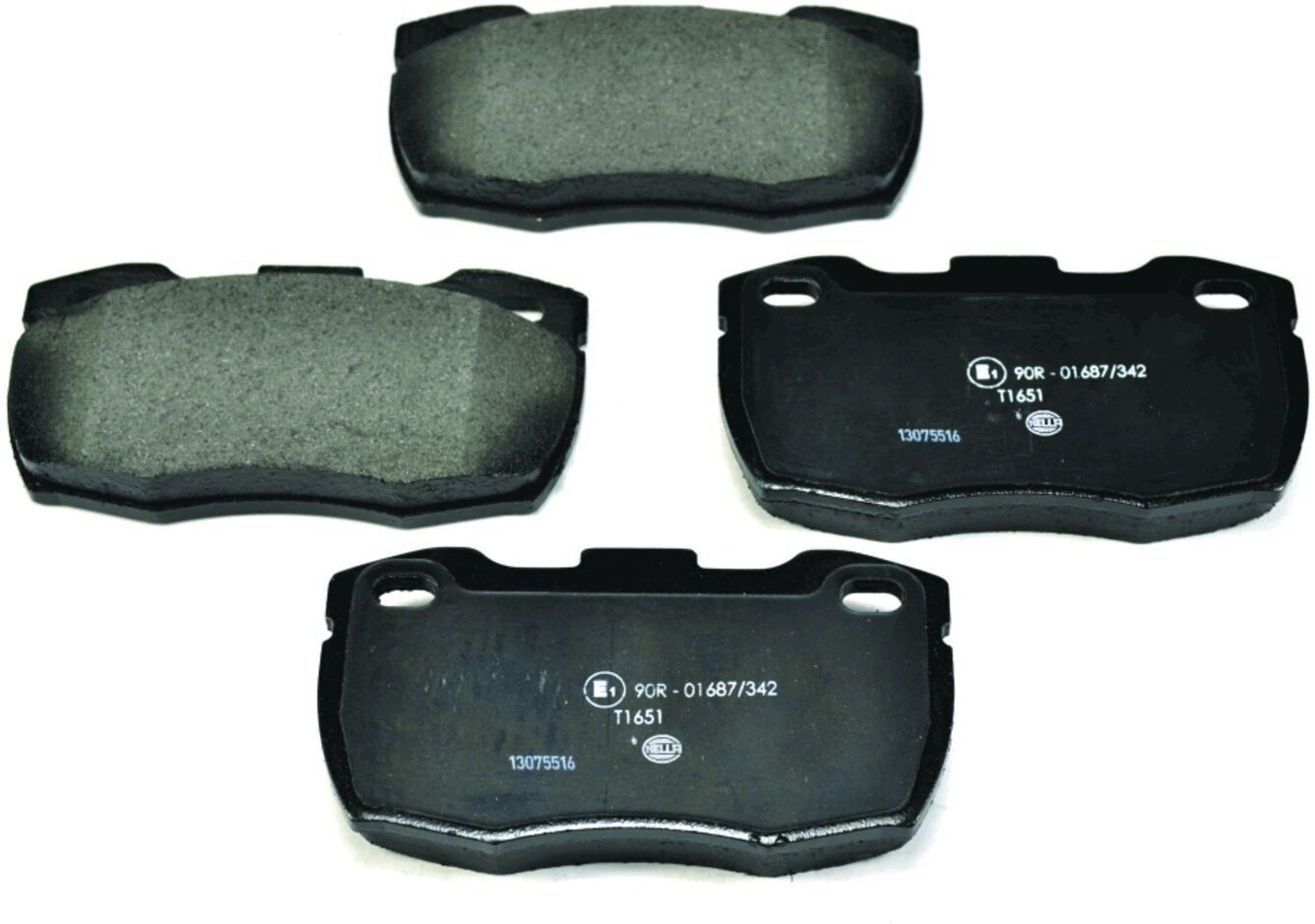 HELLA 8DB 355 012-871 Brake pad set