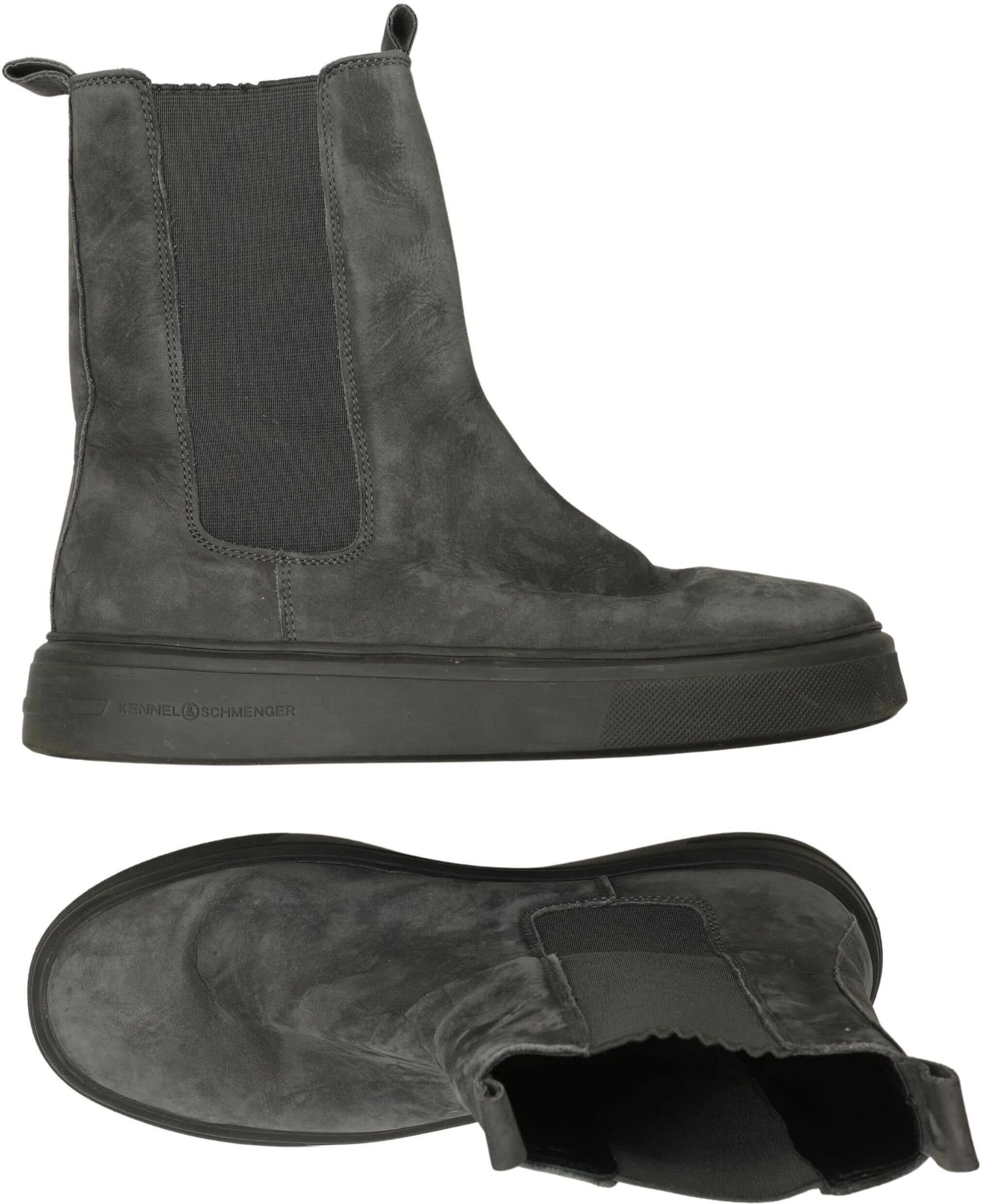 Kennel & Schmenger Damen Stiefel, Grau, Gr. EU 38, kein / Etikett - Second Hand