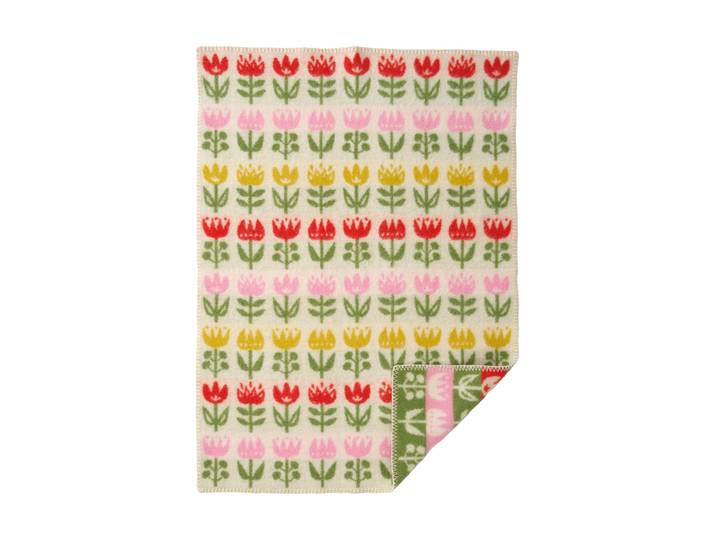 Klippan Yllefabrik Couverture pour enfants Tulip 65x90 cm Multi