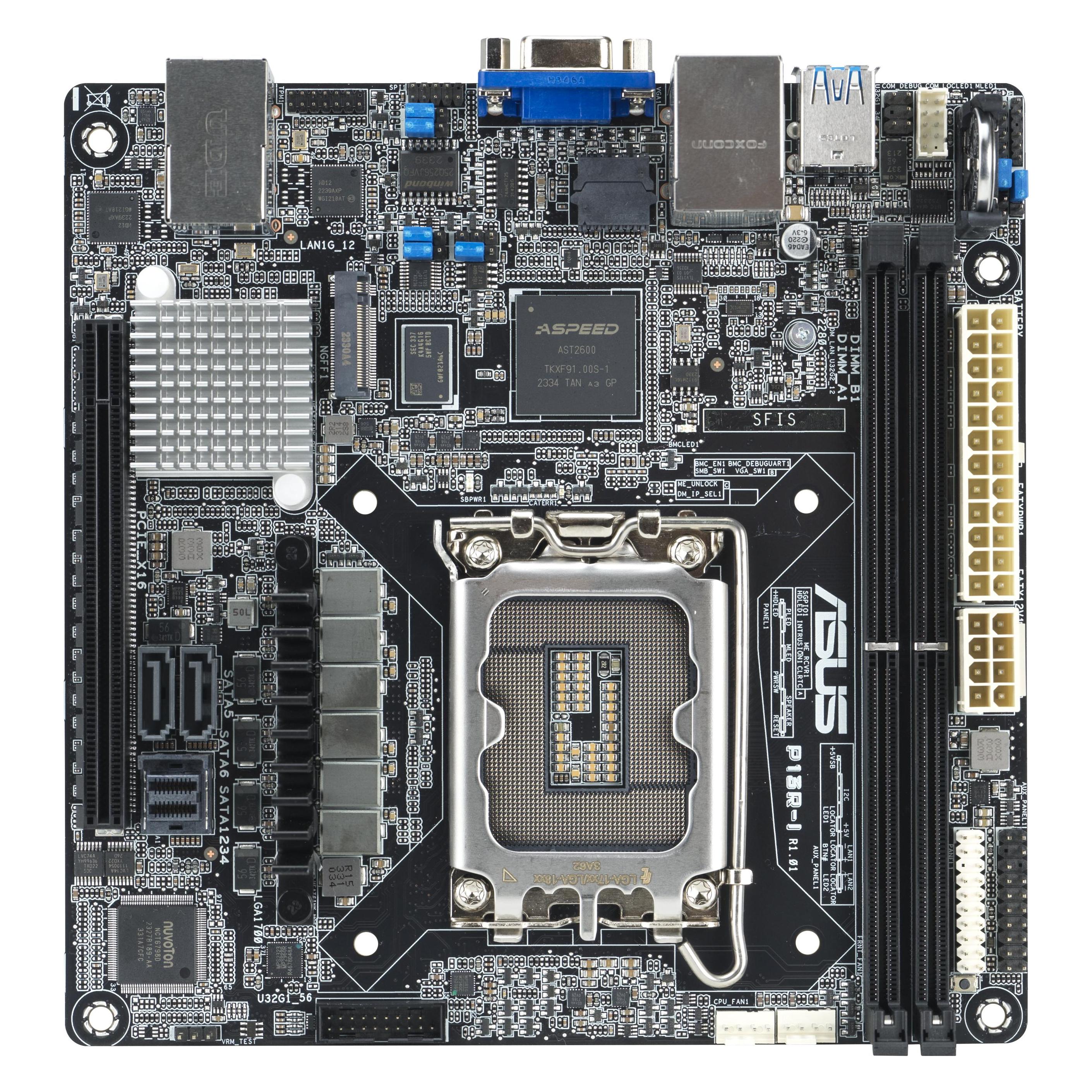 ASUS P13R-I, Mainboard (LGA 1700, Mini-ITX) (90SB0CR0-M0UAY1)