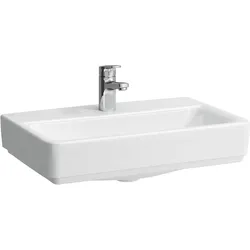 LAUFEN PRO S Compact Aufsatzwaschtisch, 1 Hahnloch, ohne Überlauf, US gesch., 550x380mm, H8179580001561, Farbe: Weiß