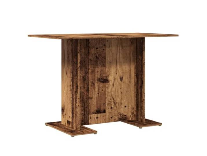 KDACVBMG Esstisch, Altholz, 110 x 60 x 75 cm, Holz Glatte Oberfläche, feucht abwischbar, Wandbefestigung im Lieferumfang enthalten, Esszimmer, Küche, Büro