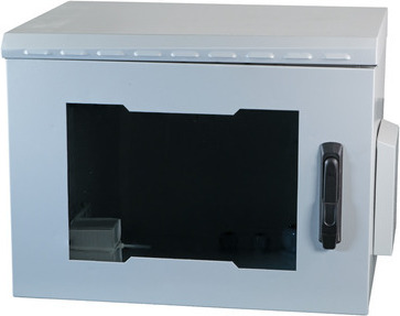 EFB-Elektronik 48,30cm (19") Wandgehäuse IP55, 9HE, Glastür, Tiefe 450 mm, RAL7035 Hersteller: EFB Elektronik (691709IP55.1G)