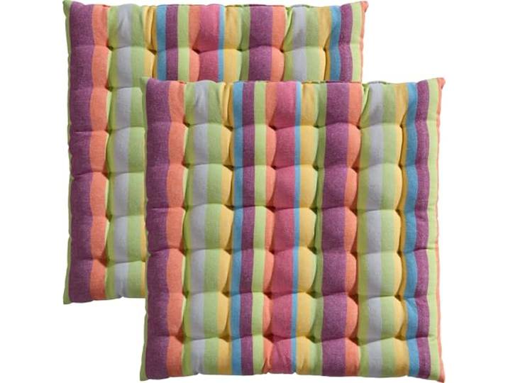 REDBEST Stuhlkissen 2er-Pack bunt Größe 40x40x3 cm