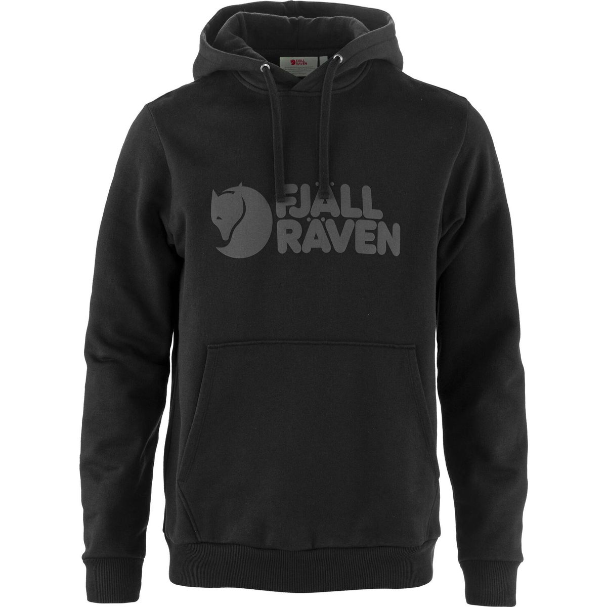 Fjällräven Logo Hoodie M black (550) S F84144-550-S