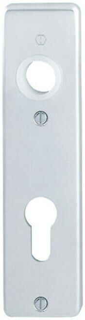HOPPE ZT-Plaque courte 202KP, PZ, E72 Aluminium, F1 anodisé Paire (6261473)