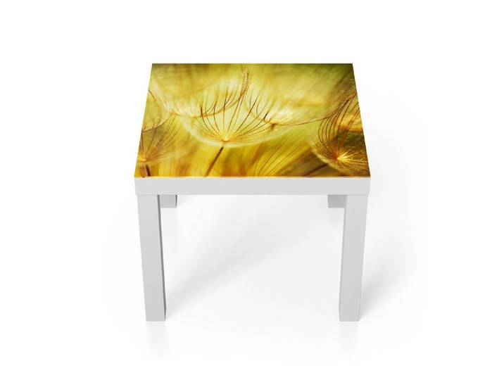 DEQORI Couchtisch 'Goldener Hauch', Glas Beistelltisch Glastisch modern