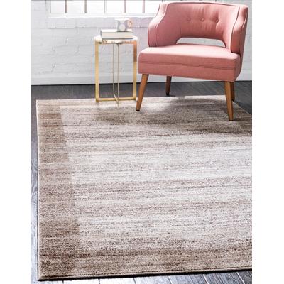Teppich "Good Times, LAGERRÄUMUNG", beige (beige, braun), B:66cm H:13mm L:91cm, Polypropylen (PP), MYFLAIR MÖBEL & ACCESSOIRES, Teppiche, Teppich, Kurzflor, gewebt, melierte Optik, mit Bordüre