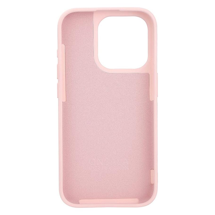 Carl ONSALA Rückseite Sil Touch Recycled MagSerie iPhone 15 Pro Kreiderosa (Apple iPhone 15 Pro) (664171)