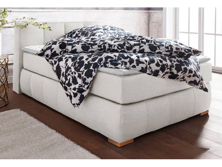 Home affaire Boxspringbett Chelles, inkl. Kaltschaumtopper, in 5 Breiten und 3 Matratzenarten