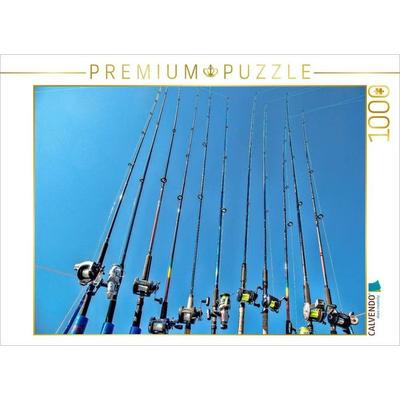 CALVENDO Puzzle Ruhig werden - Angeln | 1000 Teile Lege-Größe 64x48cm Foto-Puzzle für glückliche Stunden, Sonstige von , Calvendo Puzzle
