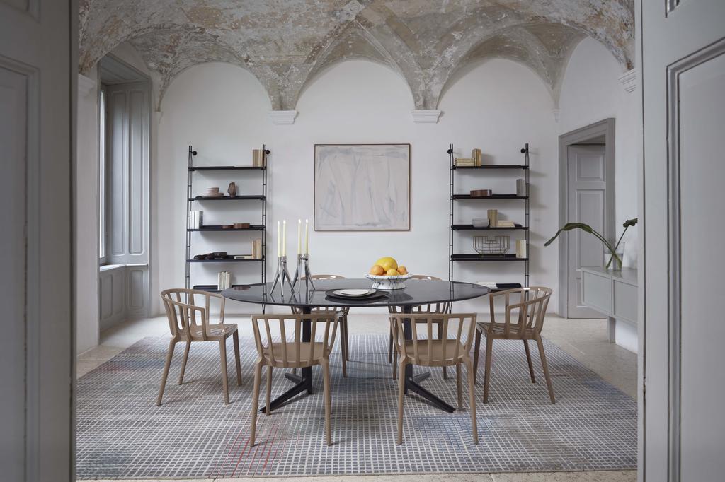 Kartell Venice Armlehnstuhl (weiß glänzend) weiß glänzend