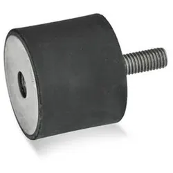 Gummipuffer, Edelstahl (451-50-30-M10-ES-55)