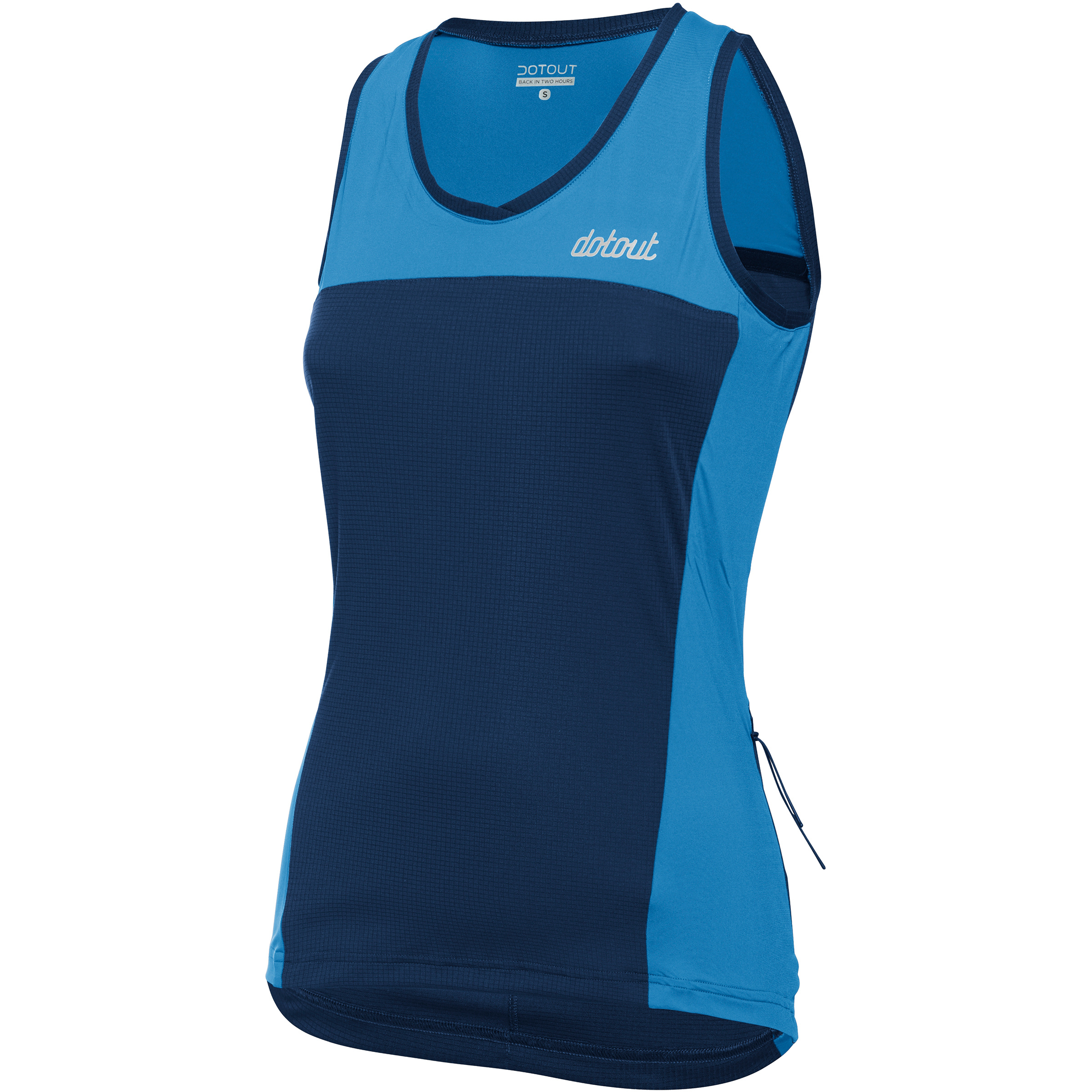 Dotout Trail Top Trikot Damen Radtrikots blau Größe L Mountainbike | Rennrad | Commuting | Gravel Atmungsaktiv Polartec
